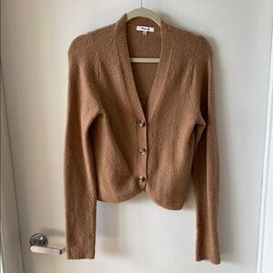 Madewell Tan Knit Cardigan